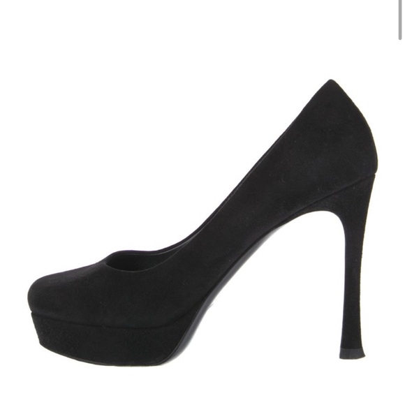 Yves Saint Laurent Classic Black Platform Heels - Picture 1 of 7